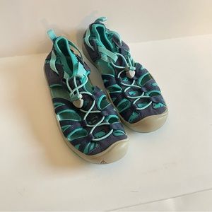 Keen Kids Water Shoes in Teal and Navy